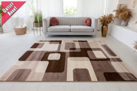 Malaga Art 2301 (Brown) modern szőnyeg 160x220cm Barna-Bézs