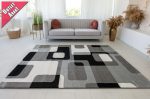                                        Malaga Art 2301 (Gray) modern szőnyeg 160x220cm Szürke