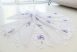    Kész függöny hófehér prémium levendulás lila 300x160cm.