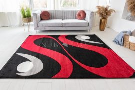 Margaret 2331 black-red (fekete-piros) szőnyeg 60x220cm