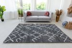   Berber Luxury 415 antracit (krém-szürke) szőnyeg 160x230cm