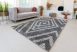 Berber Luxury 487 antracit (krém-szürke) szőnyeg 120x170cm