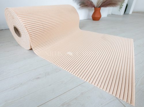 Fürdőszoba szőnyeg beige pvc méterben 65cm széles