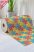 Fürdőszoba szőnyeg színes puzzle pvc méterben 65cm széles
