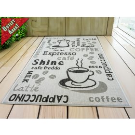              Sizal fonott Cappuccino Szürkés 160x230cm kültéri beltéri szőnyeg    