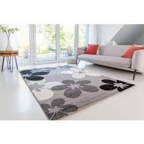                     Charizma 8247 gray (szürke) virágos szőnyeg 200x290cm
