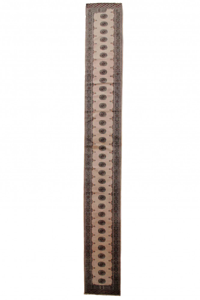 Mauri kézi csomózású perzsa futószőnyeg 77x613cm
