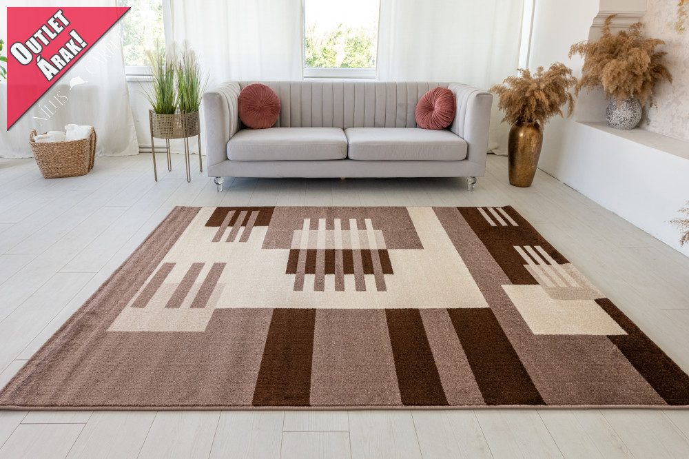  Malaga Art 2304 (Brown) modern szőnyeg 120x170cm Barna-Bézs