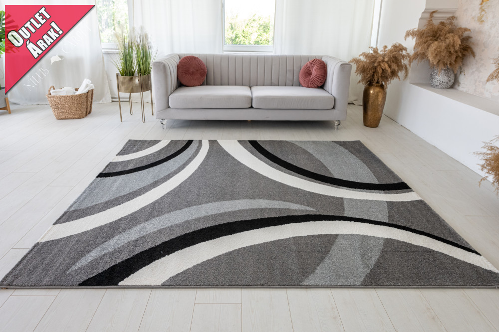 Malaga Art 2310 (Gray) modern szőnyeg 200x280cm Szürke 